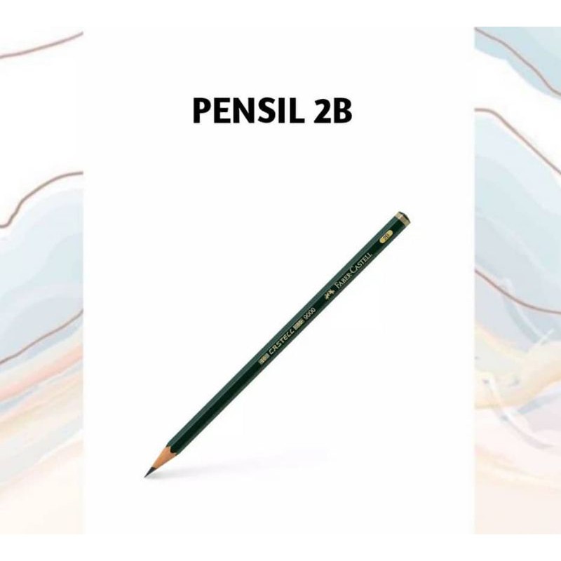 

pensil 2b faber castle asli