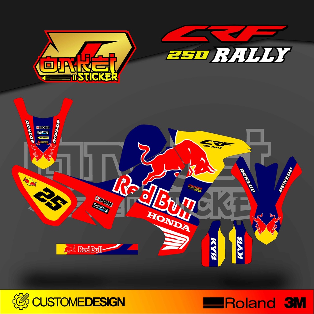 DECAL STICKER CRF 250 RALLY RB