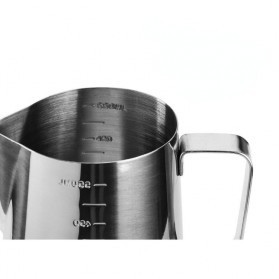 OneTwoCups Gelas Pitcher Kopi Espresso Latte Art Stainless Steel 350ml/600ml - Silver