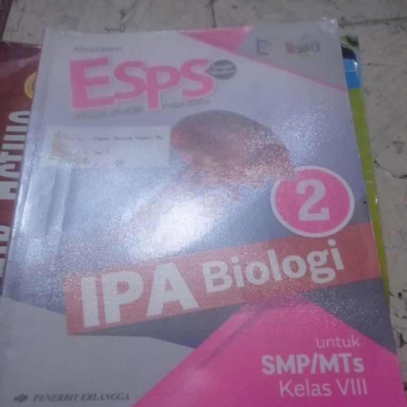 Buku Esps ipa biologi 2 smp revisi