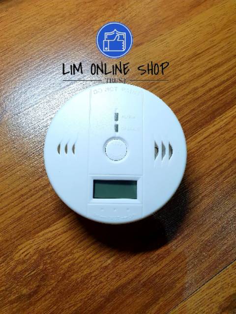 Pendeteksi Smoke Detector Alarm Sensor Warning Alarm CO Carbon monoxide Digital Karbon monoksida