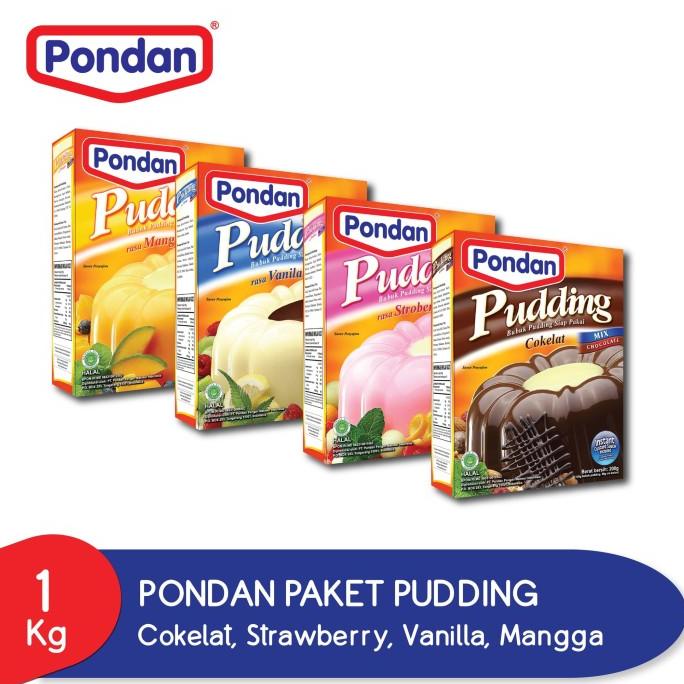 

[[COD]] PONDAN PUDDING PAKET (4 BOX) BERGARANSI Kode 859