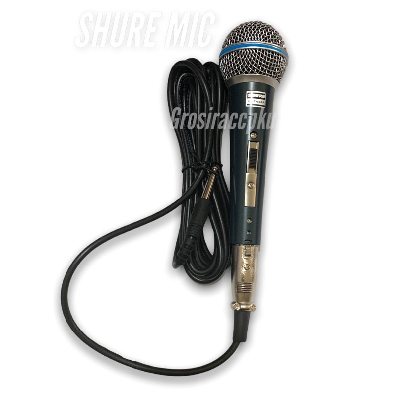 Mic Microfon Shure BETA 58 A Mic Kabel Shure