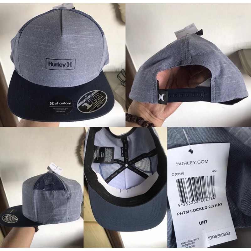 Topi Hurley Phantom Locked 2.0 Grey
