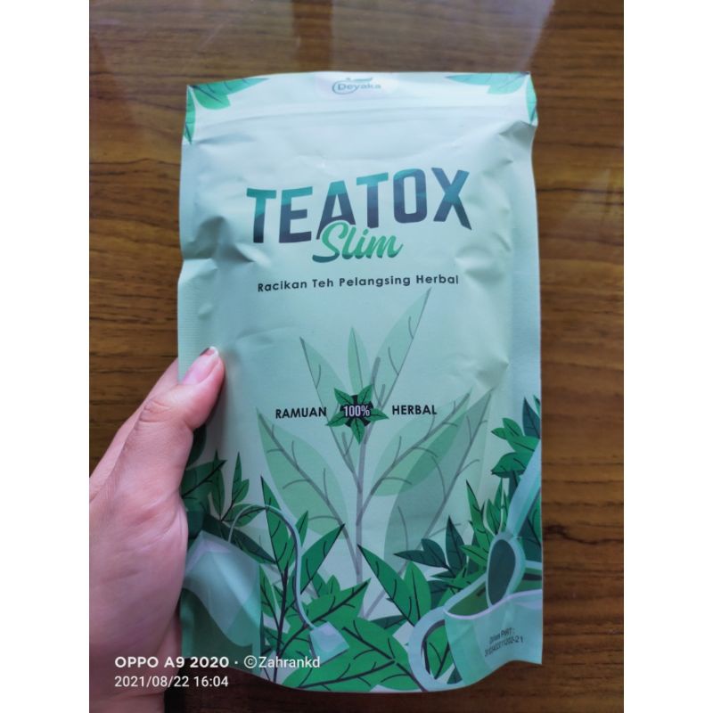 

teatox teh pelangsing herbal alami