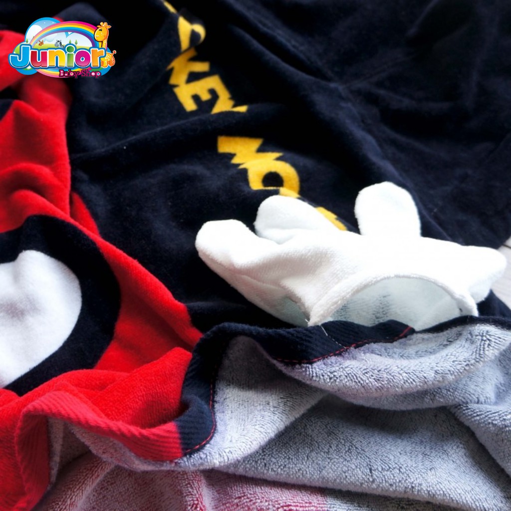 TERMURAH!! Little Palmerhaus Hooded Towel Disney 60x120