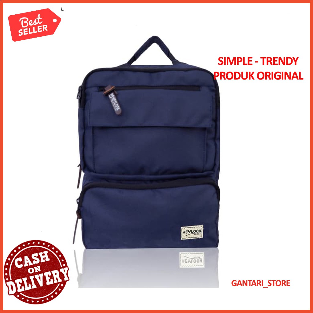Tas Pria Tas Punggung F4N8 Tas Ransel Pria Punggung Kecil Ransel Laptop Backpack Mini Gendong Kecil