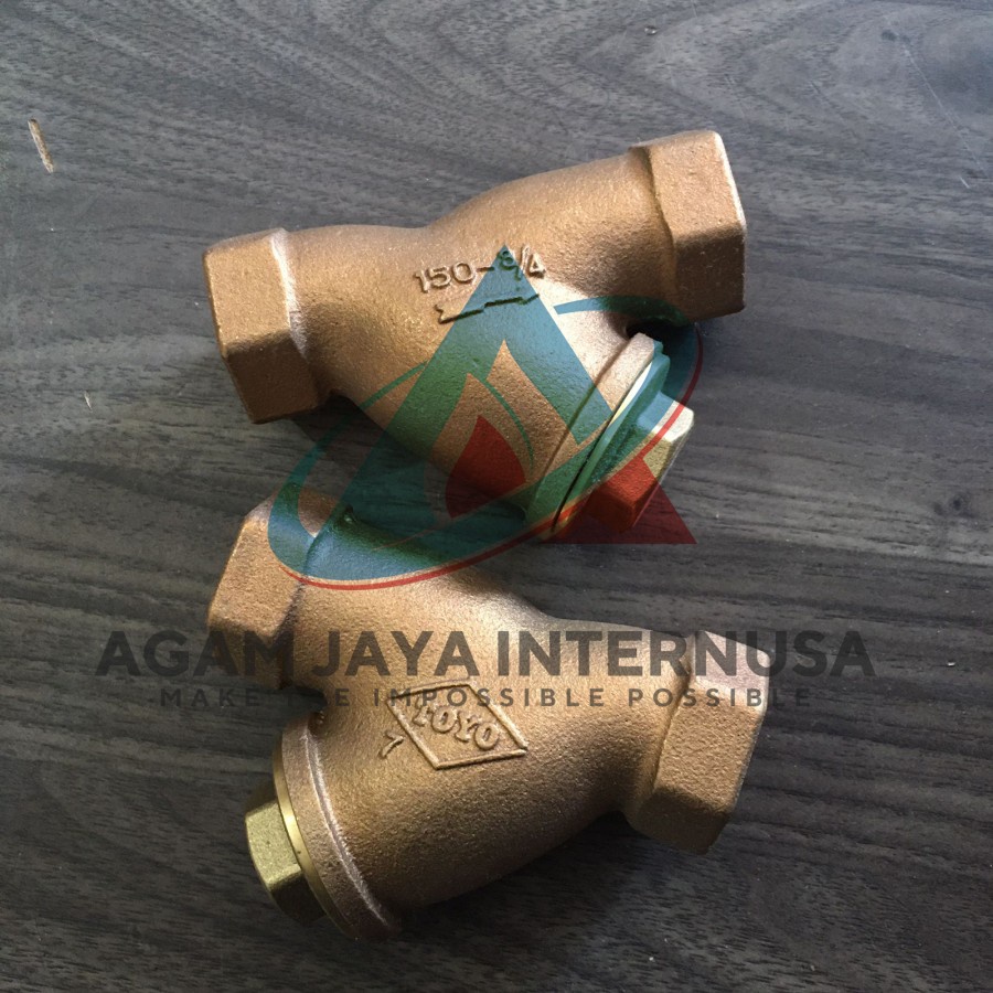 Y STRAINER TOYO 3/4" FNPT KUNINGAN / BRASS