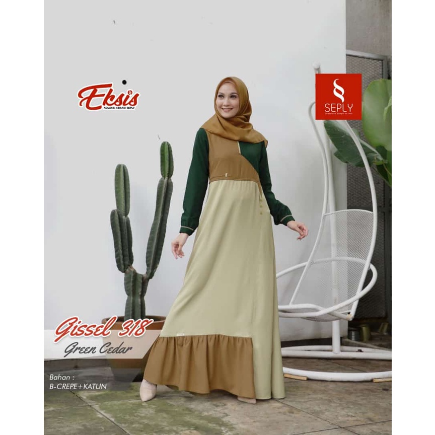 GAMIS TERBARU 2021 SEPLY 318 GREEN CEDAR