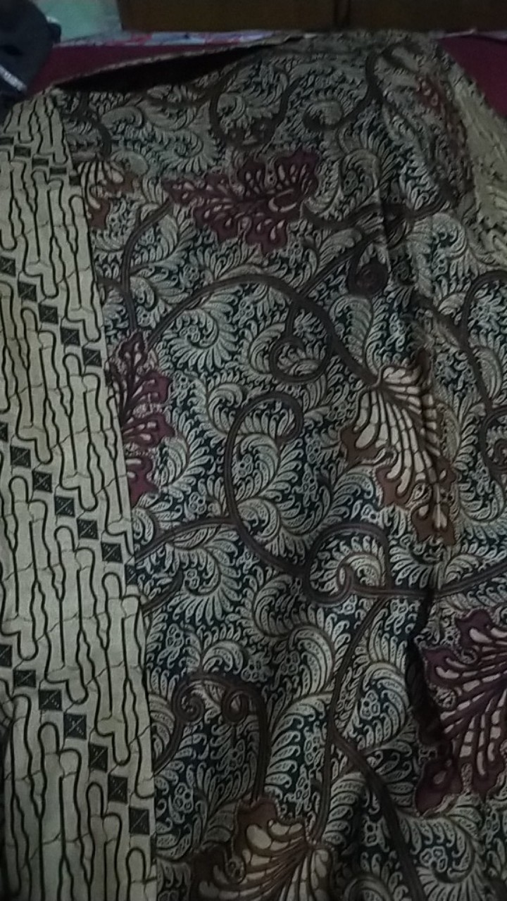 Dress Batik Tunik Seling Genes Kombi All Size Lengan Pendek Dan Lengan Panjang