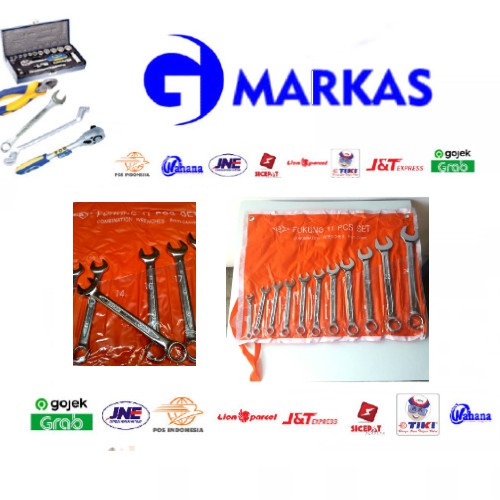 KUNCI RING PAS SET 11PCS FUKUNG TERMURAH