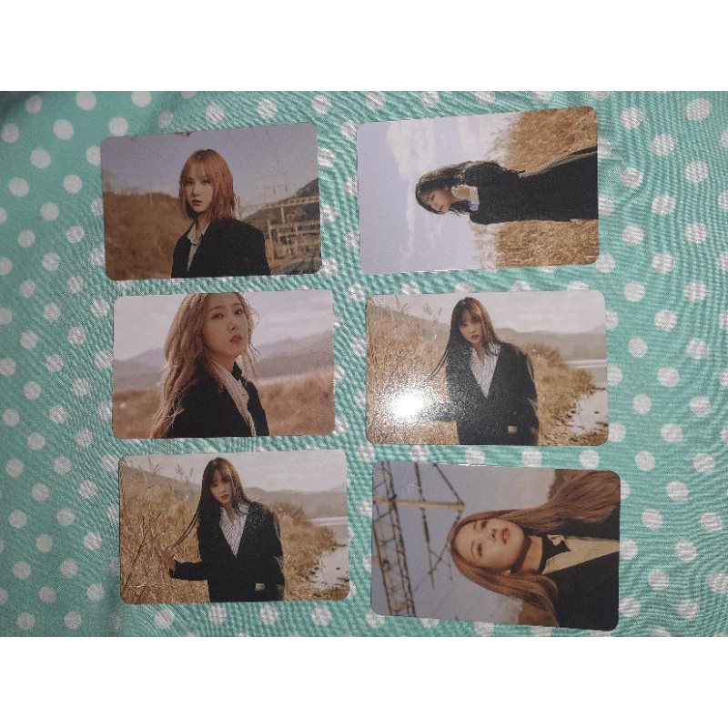 ❌BOOKED❌ PHOTOCARD BENEFIT SYNNARA POB GFRIEND , EUNHA UMJI SIN B SOWON YUJU YERIN