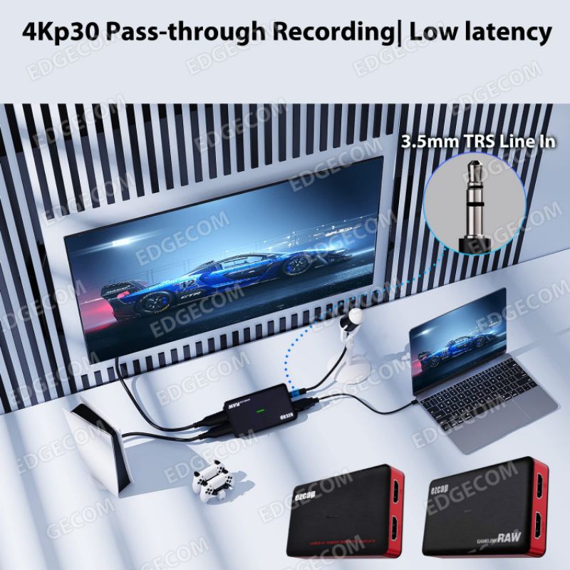 EZCAP 321C USB 3.0 Video Capture GAMELINK RAW 4K30fps