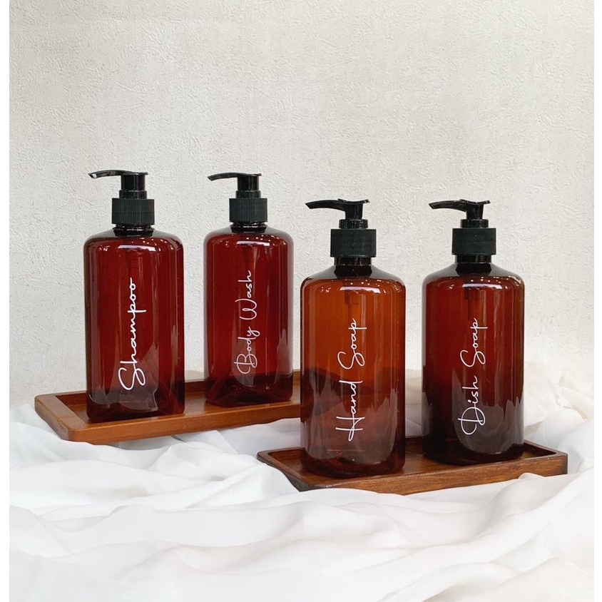 LUXE Aesthetic Bottle Organizer Botol refill Sabun PREMIUM /botol refill sabun/ botol isi ulang/botol sabun cuci piring/botol sabun/botol pump/botol anak/bathroom organizer/bathroom amenities