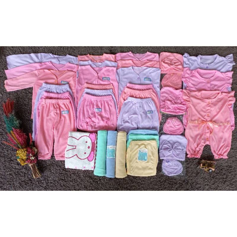 Paket Hemat Perlengkapan Baju Bayi Baru Lahir popok jumper selimut plus Handuk Kado SNI Promo 8.8