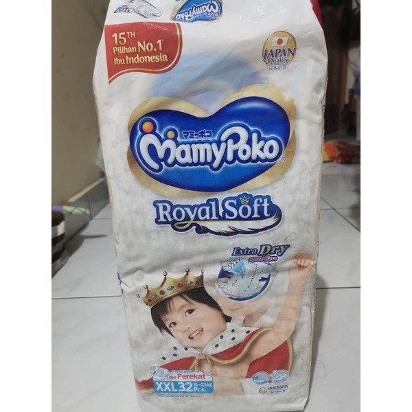 pampers mamypoko sz XXL 32pc