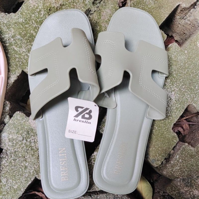 New BLC 1839 Sandal Jelly Anjani bacadeskripsi-Hijau