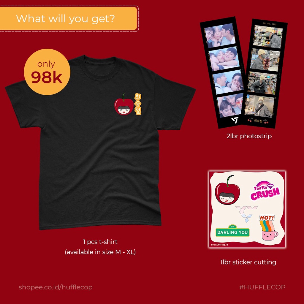 TSHIRT SEVENTEEN KPOP - SCOUPS BIRTHDAY PACKAGE