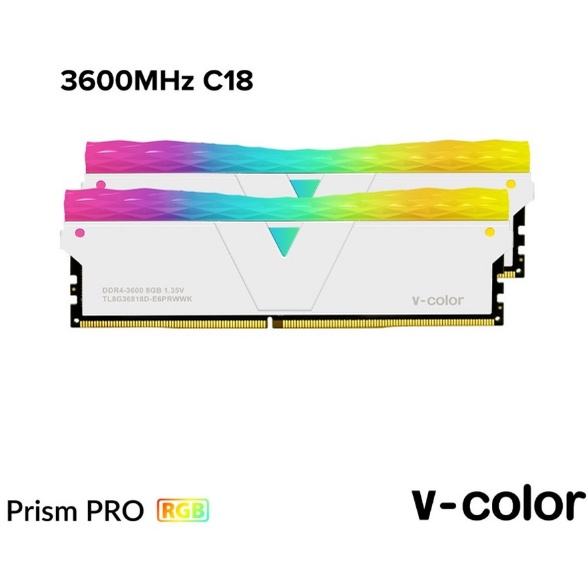V-COLOR DDR4 PRISM PRO RGB 16GB (2x8GB) DDR4 3600Mhz