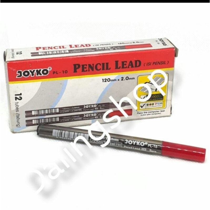 

Refill Pensil Mekanik JOYKO 2.0mm JOYKO PL-10/Isi ulang pensil mekanik 2.0mm