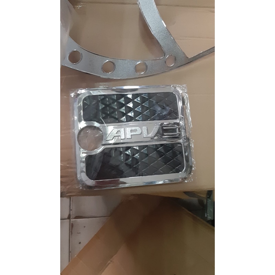 Tank Cover Hitam Chrome APV Pelindung Tutup Tangki