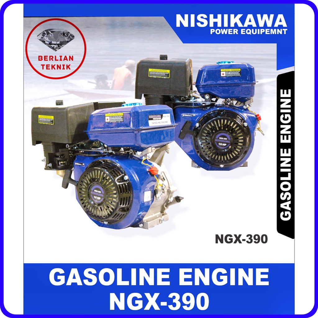 Mesin Penggerak Bensin Engine Gasoline Nishikawa NGX 390 / 15 HP