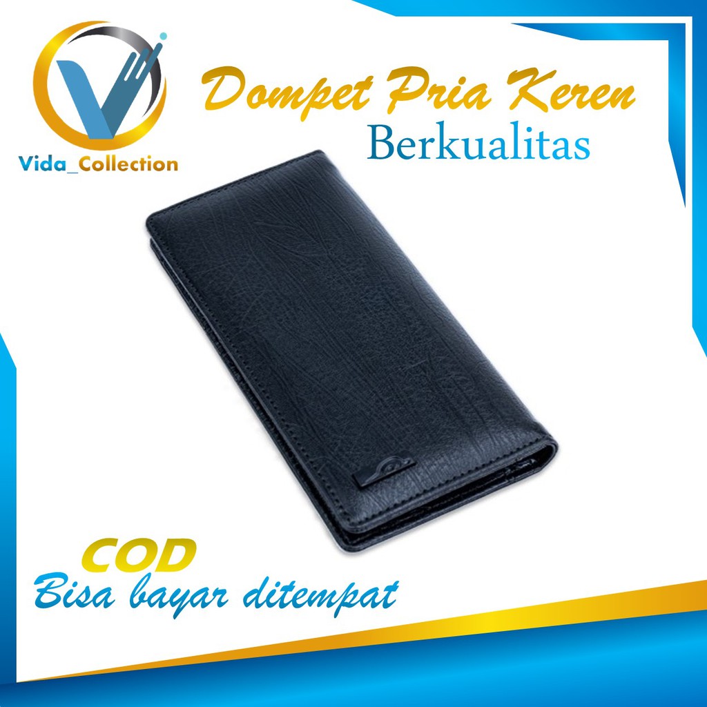 Dompet JFR Panjang Pria Lipat Kulit Asli Original Cowok Laki laki Dompet Pria Panjang kulit Remaja