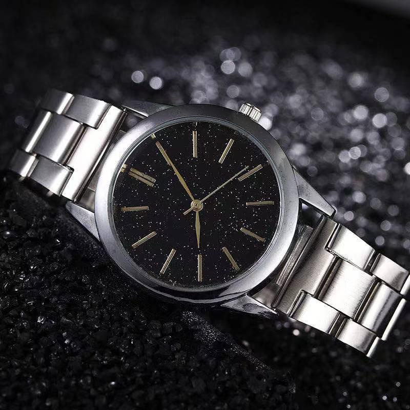 PA Jam Tangan Pria / Wanita Analog Quartz Rantai Casual Stainless Steel Aksesoris Fashion Import Couple Anak Remaja / Dewasa JF099