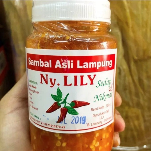 

Sambal Lampung Ny Lili 350gr