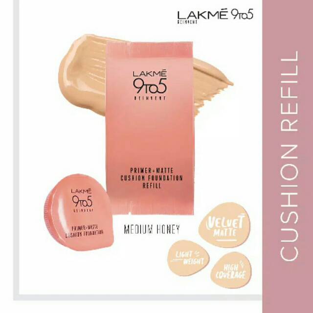 Lakme 9to5 Cushion Foundation - 03 Medium Honey (REFILL)