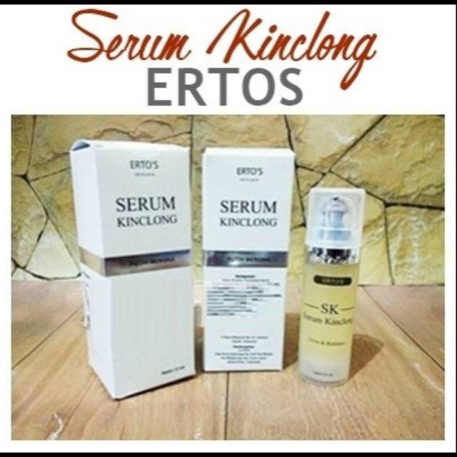 ERTOS SERUM KINCLONG/PENCERAH WAJAH
