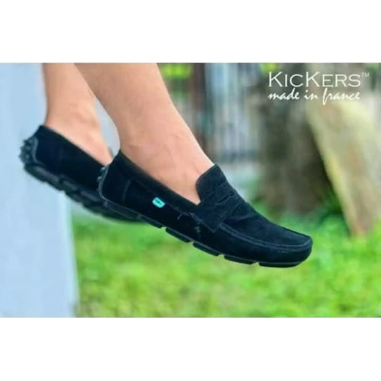 Sepatu Slop Pria Kickers Jevlin Sepatu Slip on Fashion Pria Santai Kerja Murah