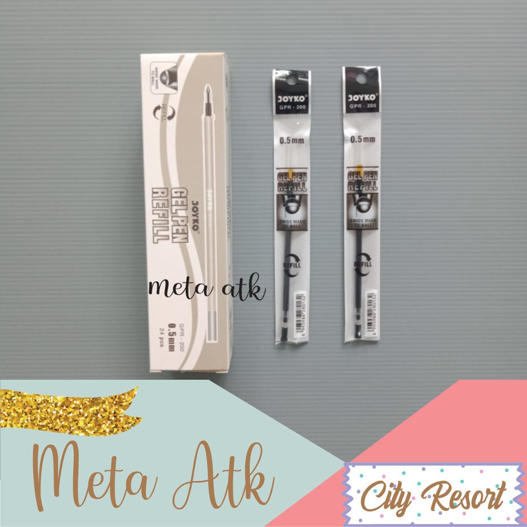 

Gel Pen Refill / Isi Ulang Pen / Isi Pulpen Joyko GPR-200 / 0.5 mm