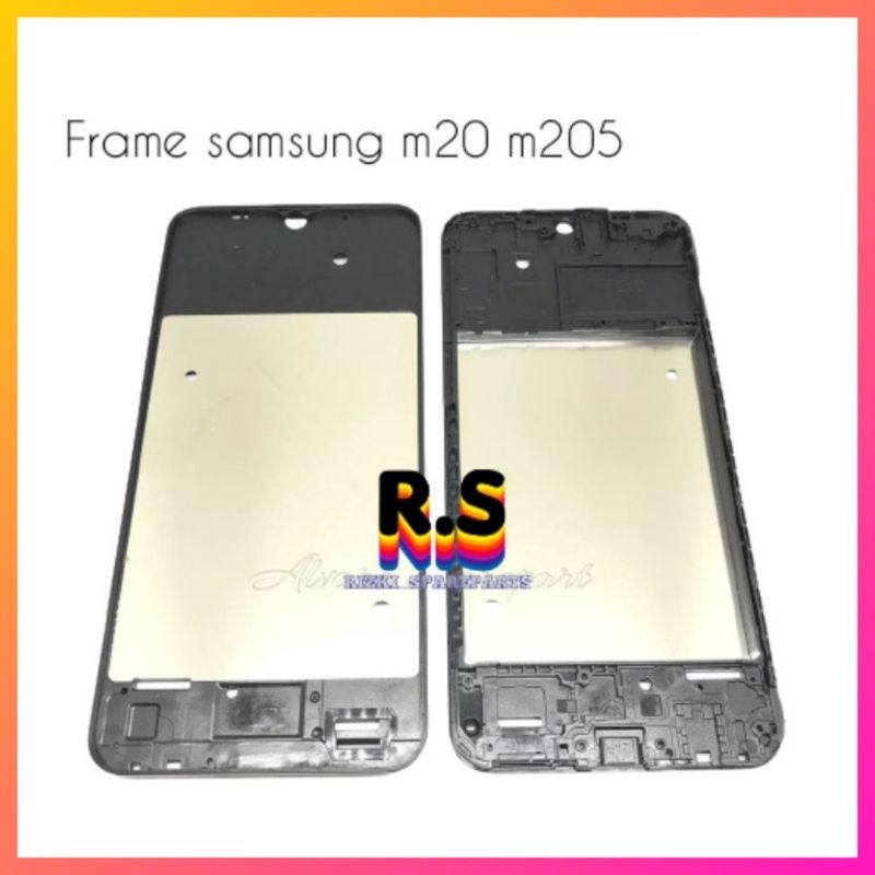 FRAME TULANG TENGAH TATAKAN LCD SAMSUNG GALAXY M20 - M205 - M205F ORIGINAL