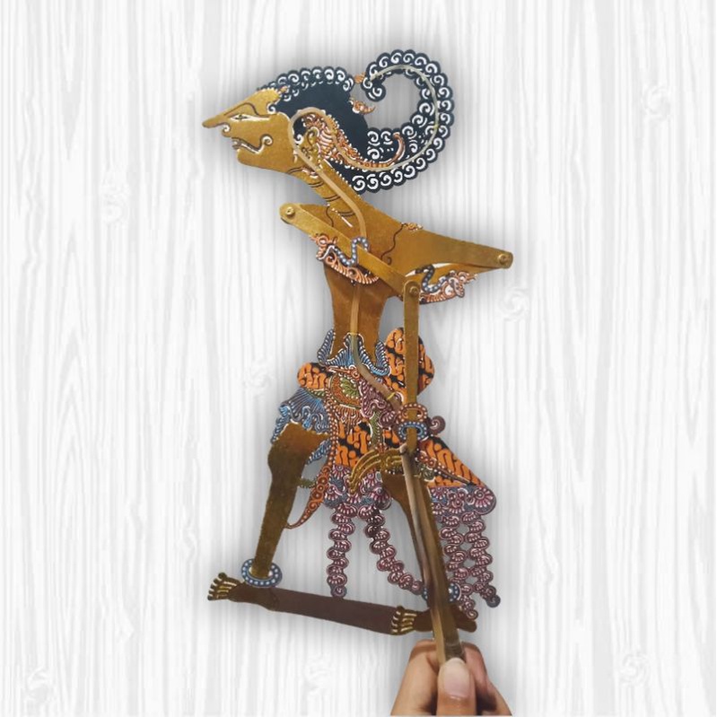 Wisanggeni Wayang Kulit Asli Jogja rapi halus