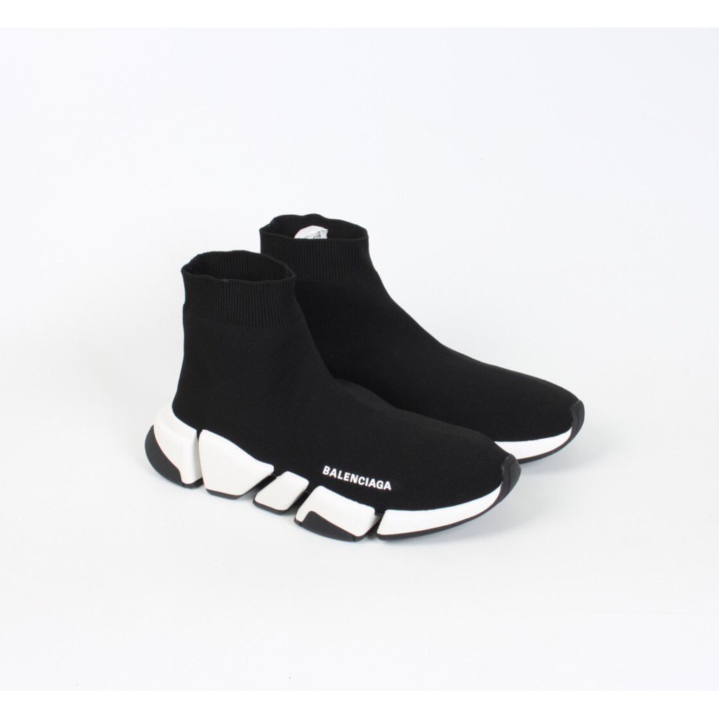 Blenciaga Speed Trainer 2.0 Black White 100% Authentic