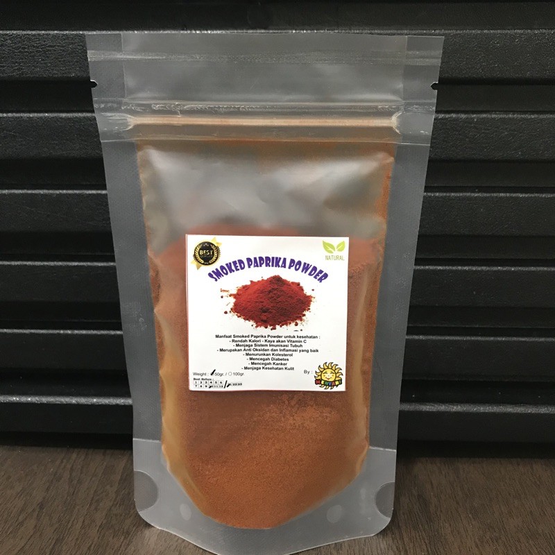 SMOKED PAPRIKA POWDER 50GR / BUBUK PAPRIKA ASAP 50Gram