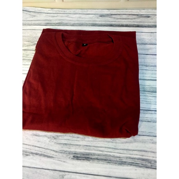 [BISA COD] Kaos polos tangan panjang cotton combed 30s