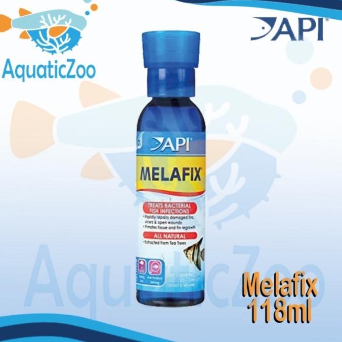 API Melafix 118ml Obat Ikan Infeksi Bakteri Treatment Bakteri Ikan