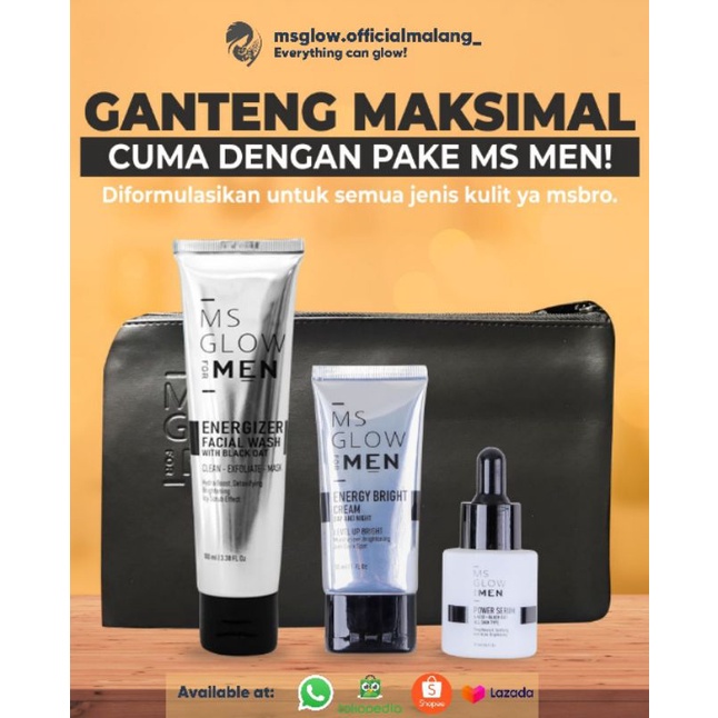 ms glow men / ms glow for men / paket ms glow men / ms glow / ms glow men original / ms glow for men
