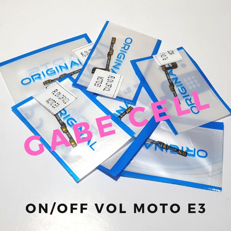 FLEXIBLE TOMBOL ON OFF VOLUME MOTOROLA E3