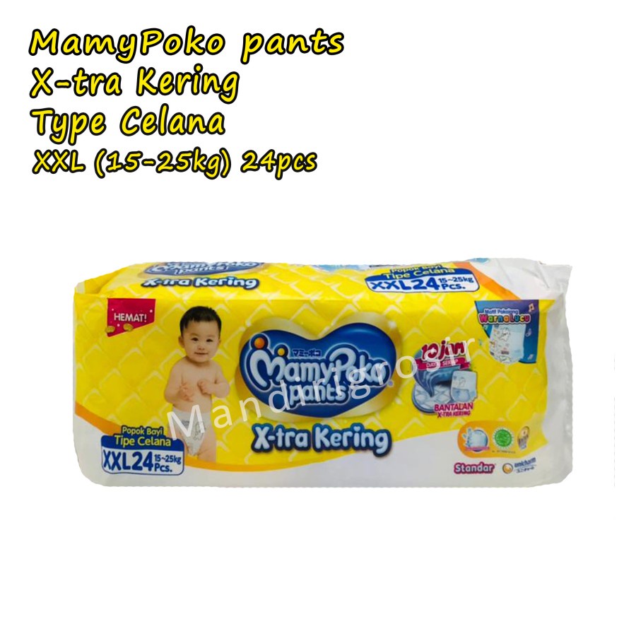 X-tra Kering *Mamy Poko Pants * Pampers XXL * 24pcs