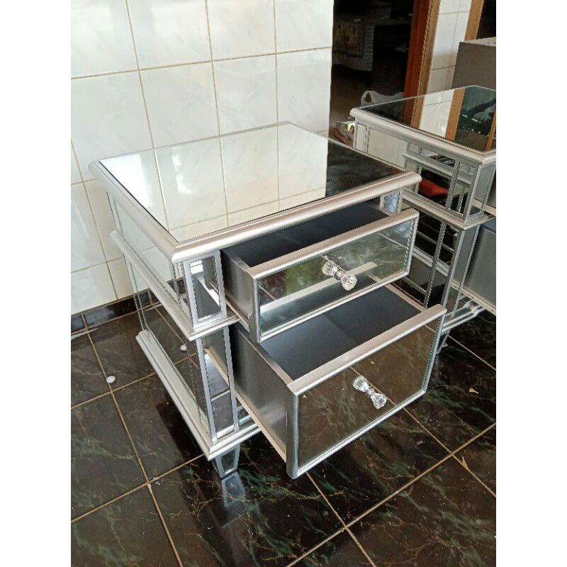 nakas kaca bevel modern