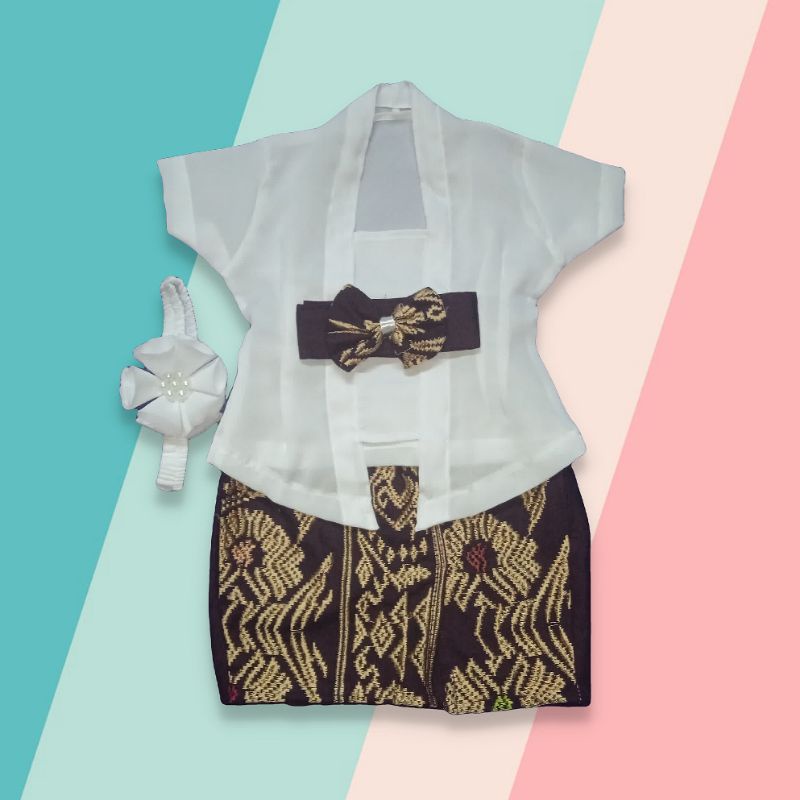 Set Kebaya Kamen Anak Baby / Bayi 0-1 Tahun