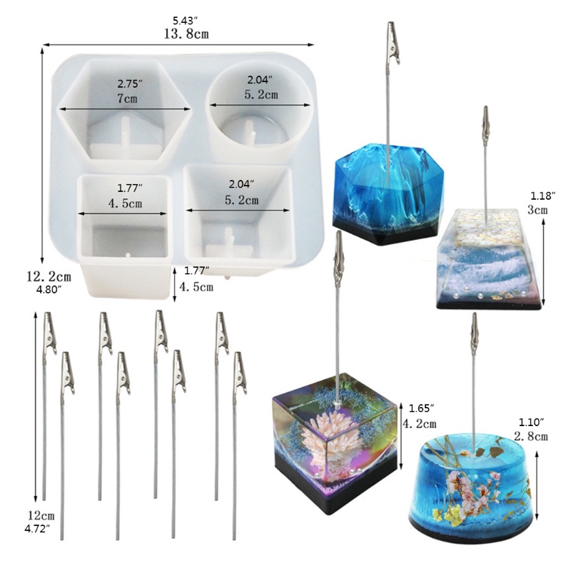 Siy Cetakan Resin Epoksi Transparan Bahan Silikon Untuk Kerajinan Tangan Diy