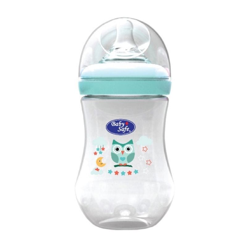 BABY SAFE BOTTLE WIDE NECK MOTIF 250ML SINGLE PACK / WN05