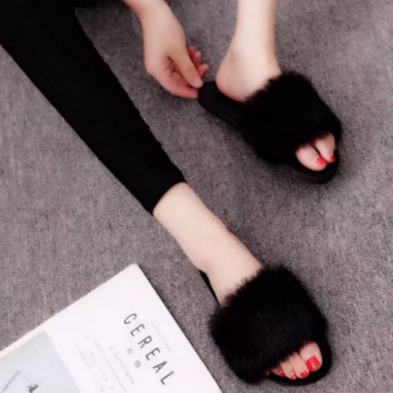 Sandal spin kokop bulu rasfur new