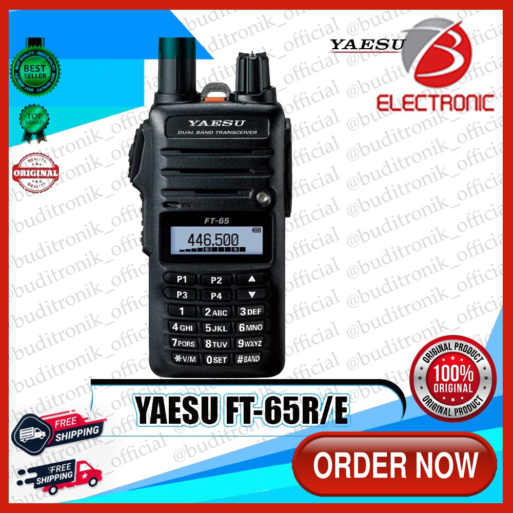 Radio Ht Yaesu Ft65 Dual Band Original