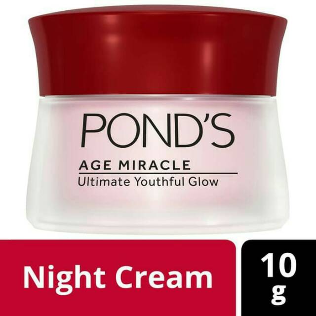 Pond's Age miracle night cream 10 gr ponds age miracle krim malam 10gr