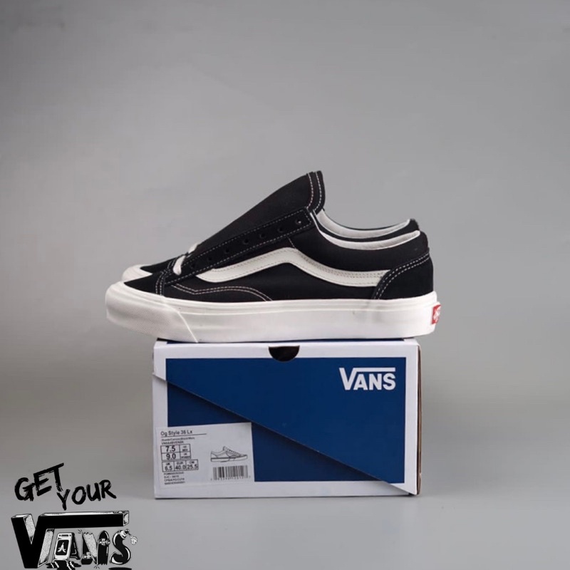 Vans Old Skool Style 36 OG LX Black White Original 100% Bnib